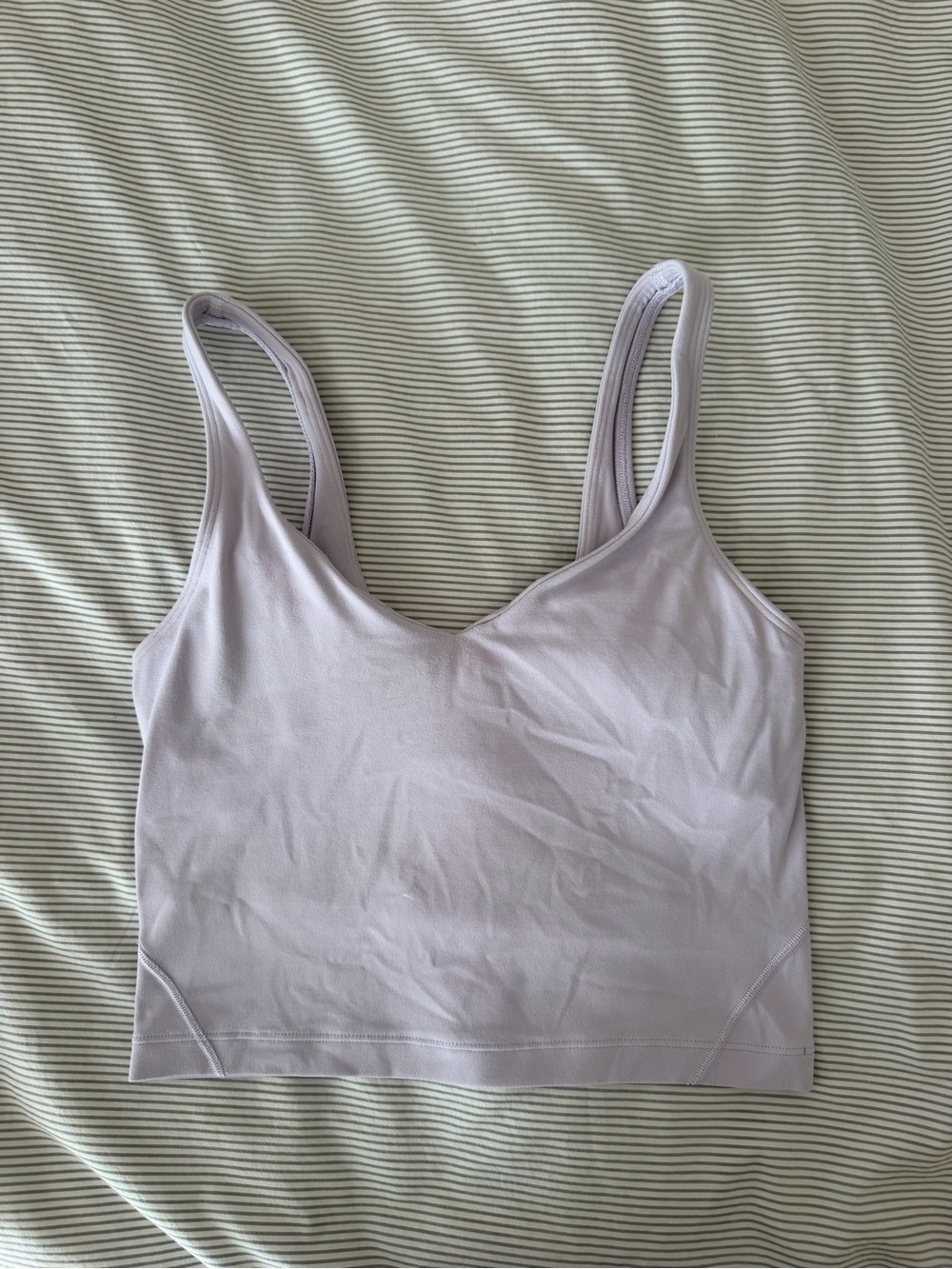 lululemon athletica Lavender Cropped Tank Top